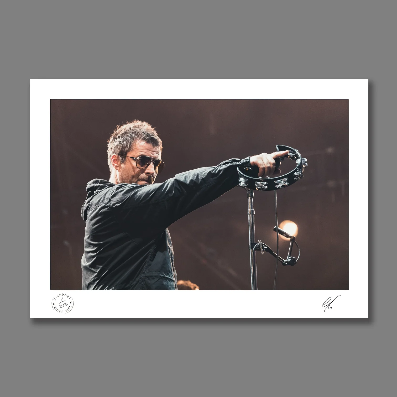 Liam Gallagher live at Lancashire County Cricket Club 2018 Print 3 - New Item