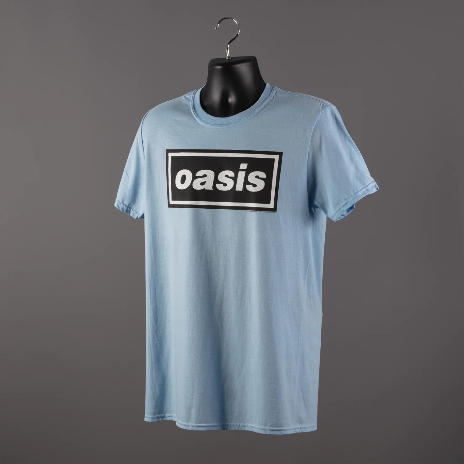 Oasis Classic Logo T Shirt - Sky Blue - Image 4